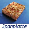 die geprete Spanplatte
