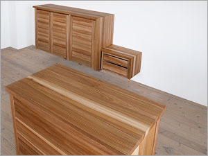 Sideboard fr den Vorraum und der dazupassende Rollschrank.