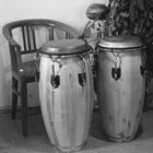 Conga drums, die ich fr mich gebaut habe.
