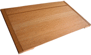 bigPic 20 KB - Bauart einer Schubladenfront. Seitenleisten halten die Fläche gerade, die Füllung ist zweigeteilt,daß das Holz arbeiten kann.